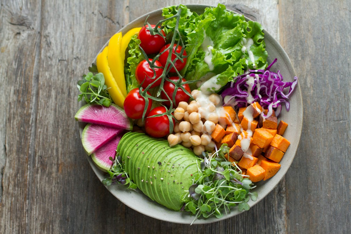 Vegetable salad bowl